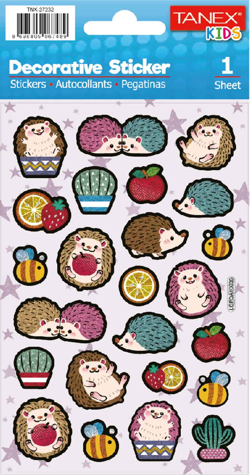 TANEX TNX-27232 PUFFY TATLI KİRPİLER SERİSİ 5 AD. TNX2723205