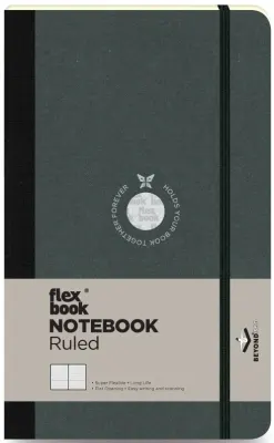 FLEX BOOK DEFTER 13x21 SİYAH 192SF.ÇİZGİLİ  FB 13