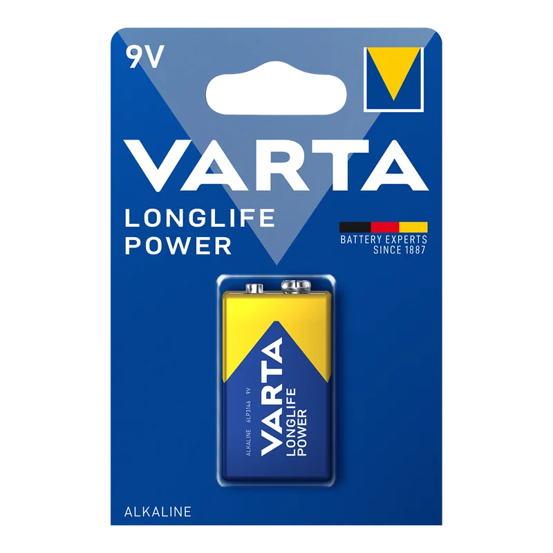 VARTA ALKALİN LL POWER 9 VOLT TEKLİ 4922121411