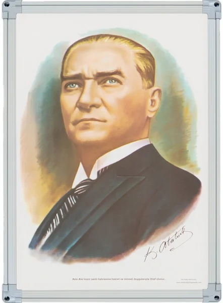 İNTER ATATÜRK PORTRESİ ALÜMİNYUM ÇERÇEVE 35x50 NT 824-4