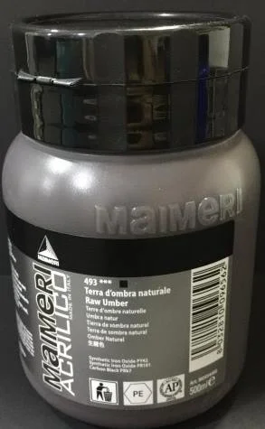 MAIMERI AKRİLİK BOYA ACRILICO SERİSİ 500 ML RAW UMBER 934493