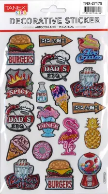 TANEX TNX-27179 PUFFY FAST FOOD SERİSİ 5 AD. TNX2717905