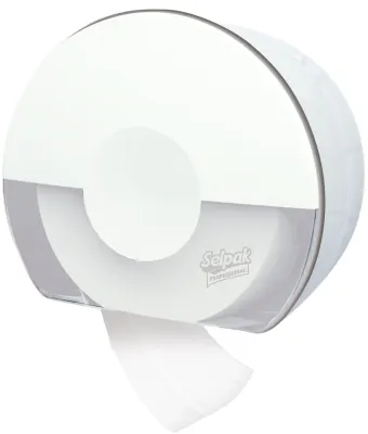 SELPAK PROFESSIONAL EKİPMAN TOUCH TUVALET KAĞIDI DİSPENSERİ BEYAZ 7900019