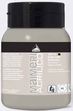 MAIMERI AKRİLİK BOYA ACRILICO SERİSİ 500 ML WARM GREY 934507