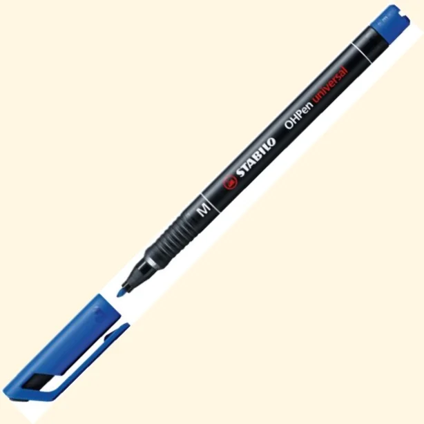 STABILO ASETAT KALEMİ OHP MEDIUM MAVİ 843/41