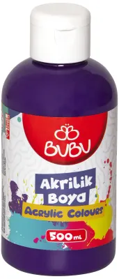 BU-BU AKRİLİK BOYA 500 GR. MOR BUBU-AKR027