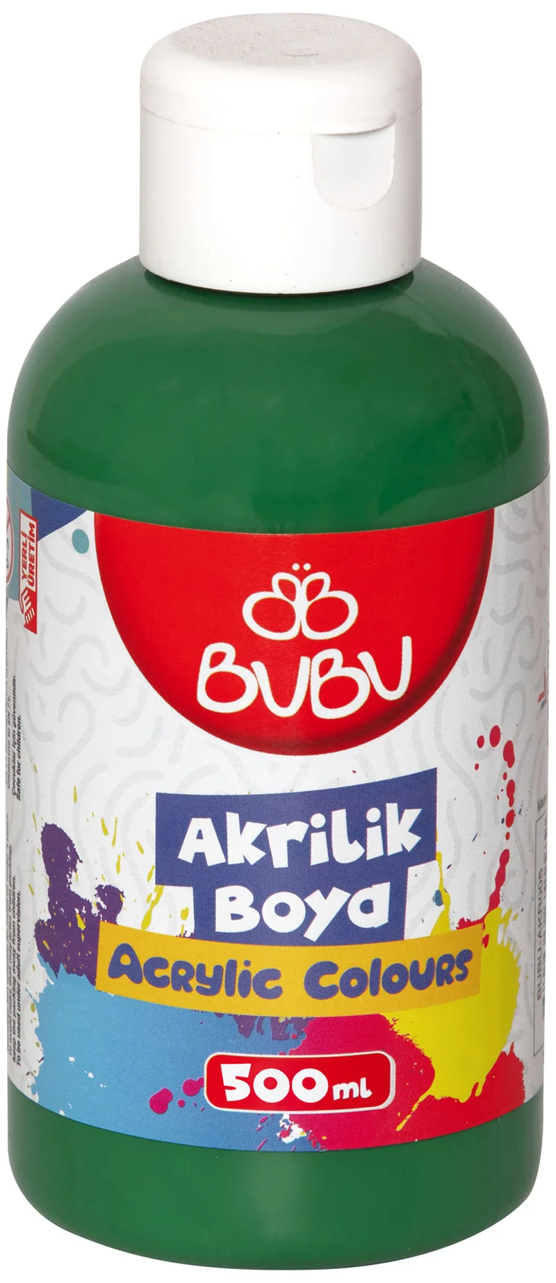 BU-BU AKRİLİK BOYA 500 GR. YEŞİL BUBU-AKR022