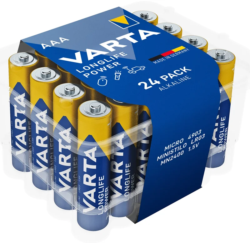VARTA ALKALİN LL POWER AA 24 LÜ PVC KUTU 4903121224