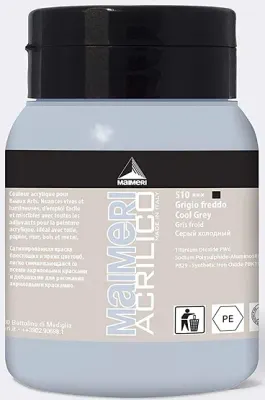 MAIMERI AKRİLİK BOYA ACRILICO SERİSİ 500 ML COOL GREY 934510