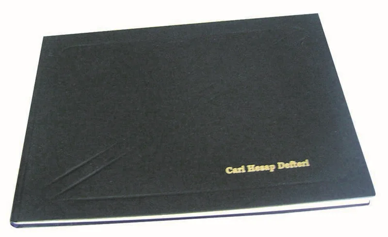 DİLMAN CARİ HESAP DEFTERİ CİLTLİ YAN 20x28 320 YP 1111