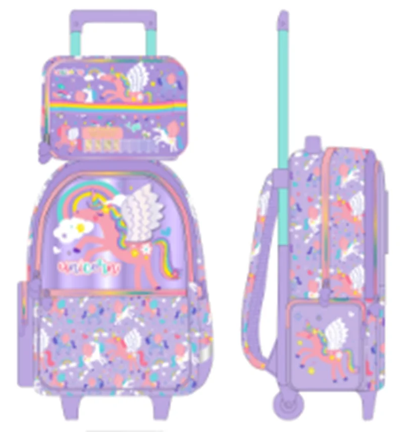 DREAM VEST KANATLI UNICORN ÇEK-ÇEK VE BESLENME ÇANTASI SETİ (U2116-U2117) VST-SET0008