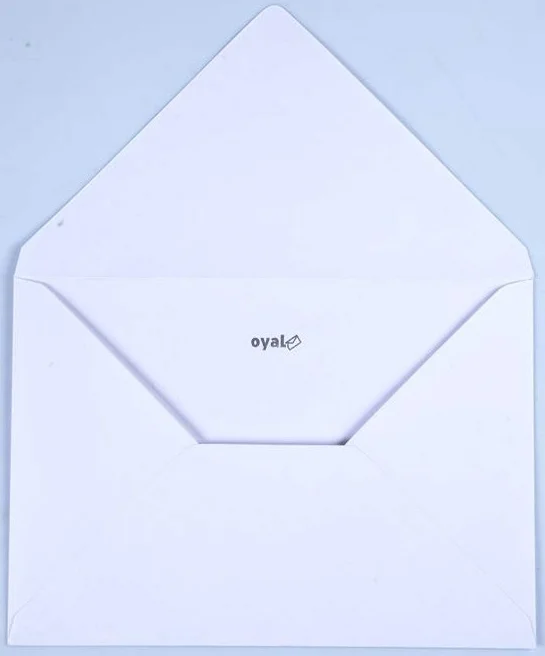 OYAL ZARF DAVETİYE 14x20 110 GR POŞETLİ BEYAZ 25 Lİ 30005920