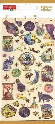 TANEX ETİKET DECORATİVE STICKER-13 PUFFY 5 ADET TNX-5012