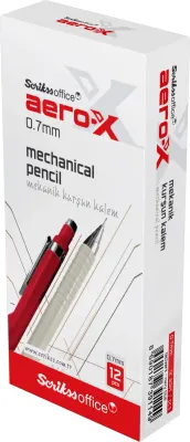 SCRIKSS OFFICE VERSATİL KALEM AERO-X 0.7 LACİVERT 12 Lİ KUTU