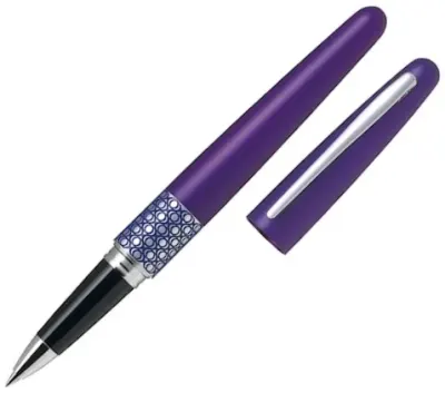PILOT ROLLER KALEM MR-3 MEDIUM RETRO POP METALİK VIOLET & ELLIPS RING BL-VBMR3-7-EP-B-E