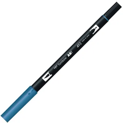 TOMBOW AB-T DUAL BRUSH PEN GRAFİK KALEMİ REFLEX BLUE (493) T-AB-T 493