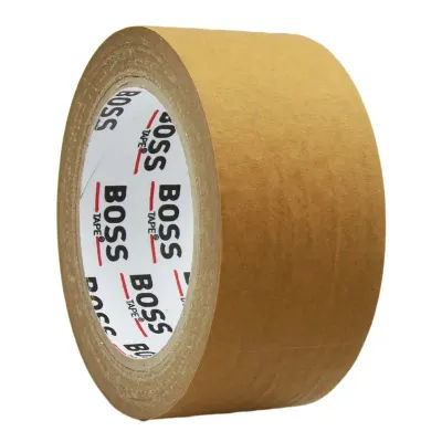 BOSS TAPE MASKELEME BANDI DOĞAL KAUÇUK 80C 50 MM x 25M KAHVE BT-02065