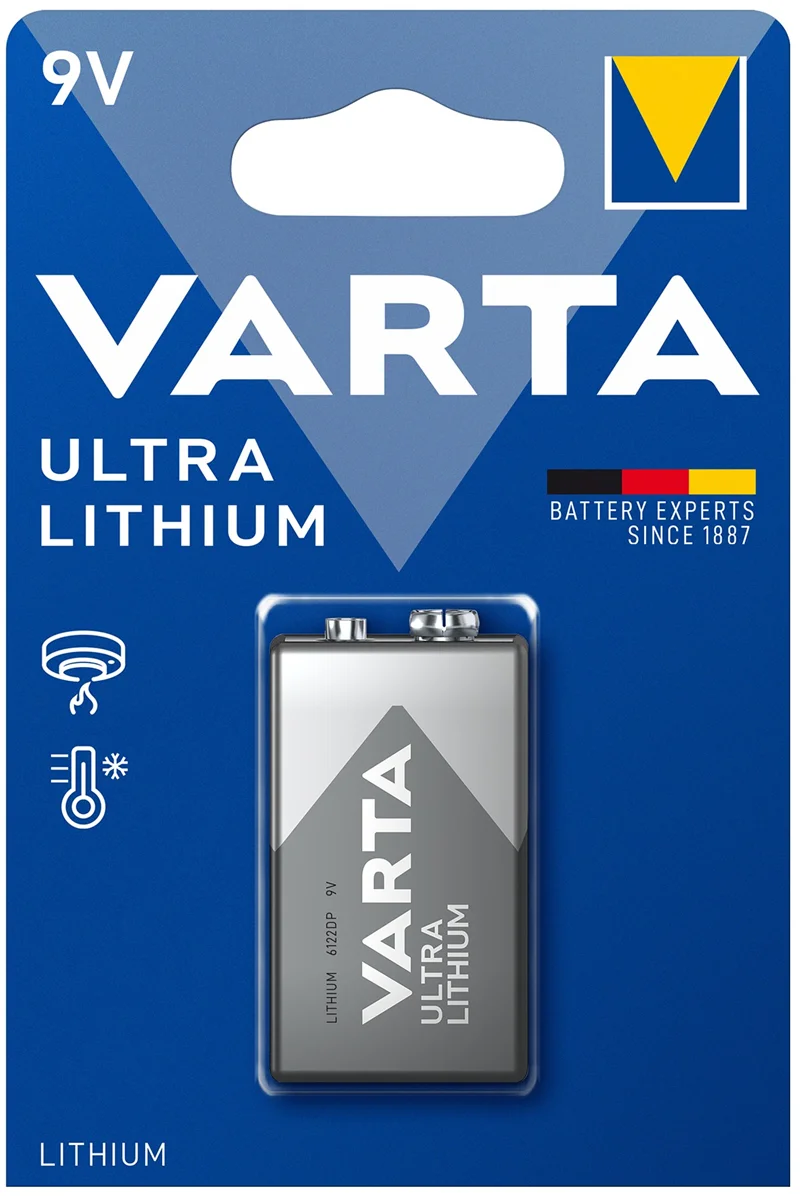 VARTA LİTYUM 9 VOLT TEKLİ