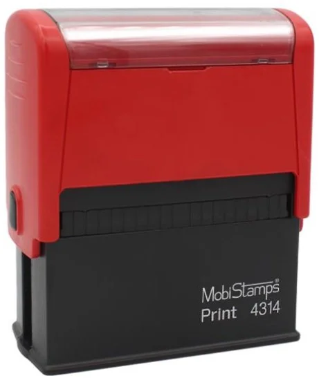 MOBİSTAMPS KAŞE 4314 KIRMIZI KEÇELİ