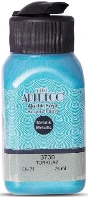 ARTDECO AKRİLİK BOYA METALİK 75 ML TURKUAZ Y-071I-3730