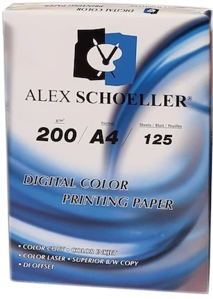 ALEX FOTOKOPİ KAĞIDI A4 200 GR 125 Lİ ALX-827