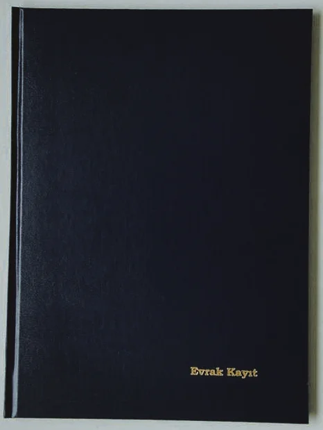 DİLMAN EVRAK KAYIT DEFTERİ CİLTLİ 22.5x32  96 YP 5012