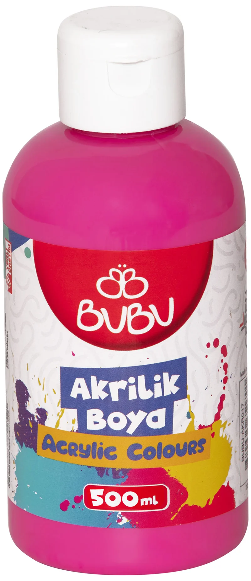 BU-BU AKRİLİK BOYA 500 GR. FOS.PEMBE BUBU-AKR034