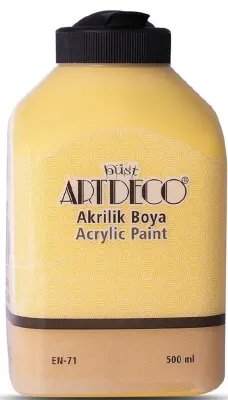 ARTDECO AKRİLİK BOYA 500 ML KANARYA SARISI Y-070L-3032