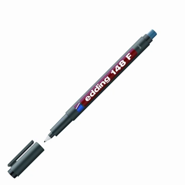 EDDING ASETAT KALEMİ SİLGİLİ E-148F KIRMIZI