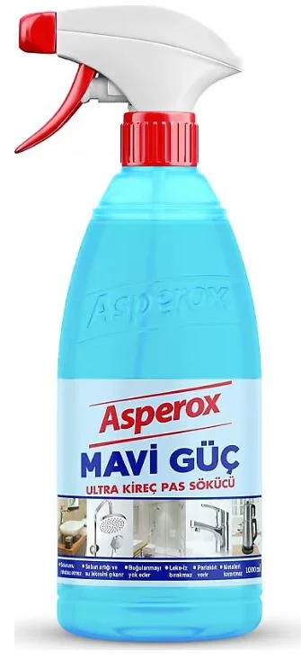 ASPEROX MAVİ GÜÇ KİREÇ PAS SÖKÜCÜ SPREY 1 L