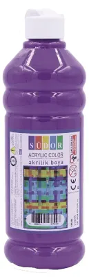 SÜDOR AKRİLİK BOYA 500 ML MOR SD1009-09