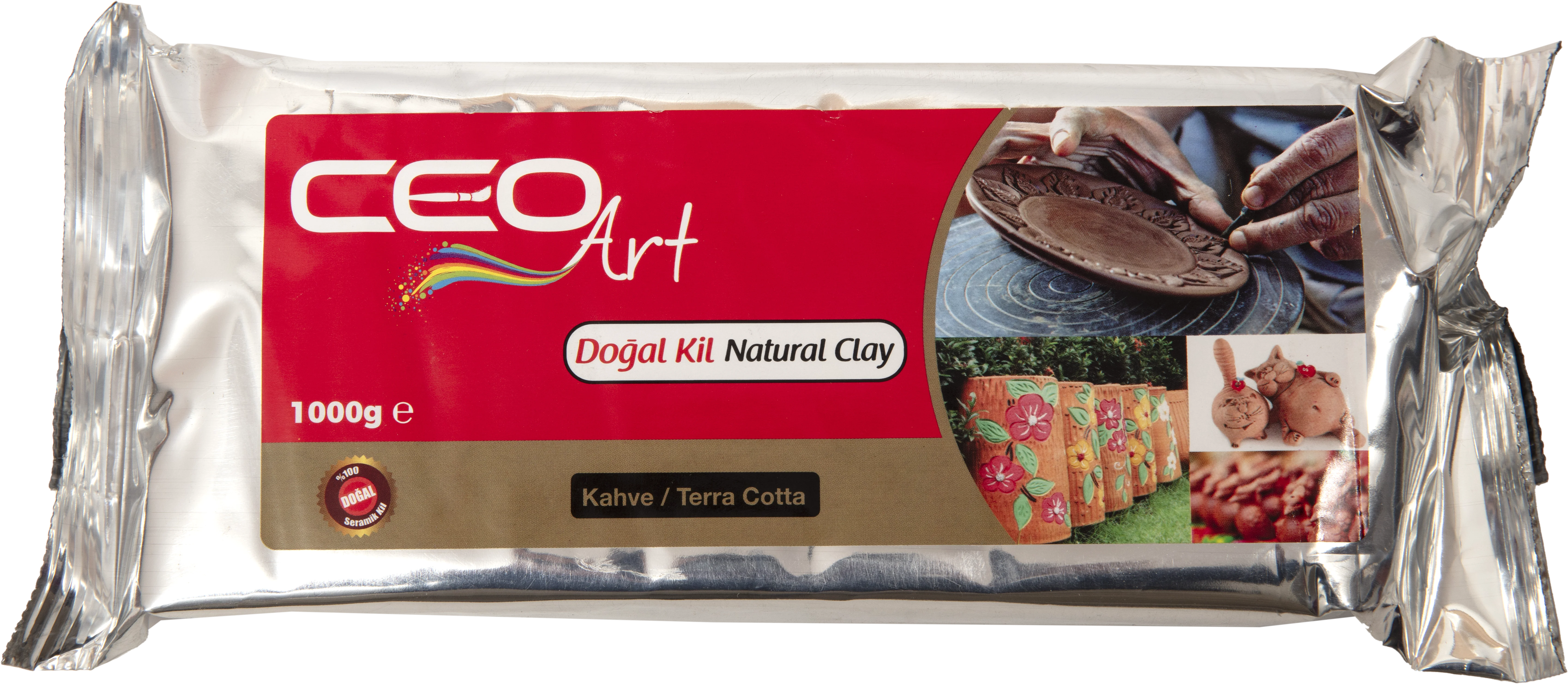PASİF CEOART DOĞAL KİL KAHVE 1 KG. CEO-DK0006
