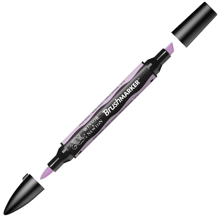 W&amp;N PROMARKER BRUSH KALEM PINK PEARL 376 WN-0204376