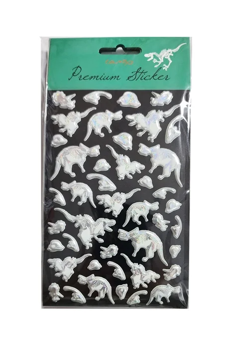 BU-BU PUF METALİK DİNOZOR STICKER BUBU-CAS-01-008