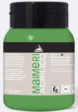 MAIMERI AKRİLİK BOYA ACRILICO SERİSİ 500 ML PERMANENT GREEN LIGHT 934339