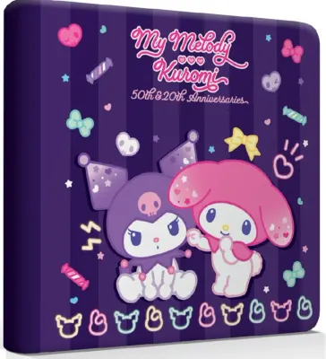 VİCTORİAS JOURNALS MY MELODY VE KUROMİ MİNİ SQUARE JOURNAL 9X9 CM 192 SAYFA 100 GR 525-2014