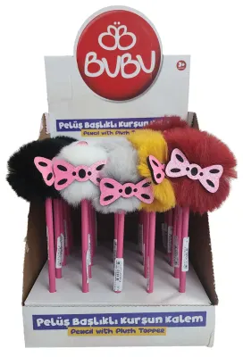BU-BU KURŞUN KALEM PELÜŞ PAPYON BAŞLIKLI  25'Lİ BUBU-BKK001