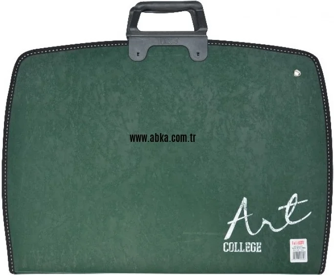 ABKA PROJE ÇANTASI ART COLLEGE 28x38 CM RENKLİ YEŞİL 1.04.01.008
