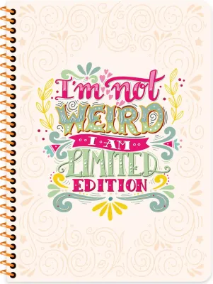 KESKİN DEFTER MOTTO 16.5x22.5 PP KAPAK SPİRALLİ 80 YP. ÇİZGİLİ 322241-99