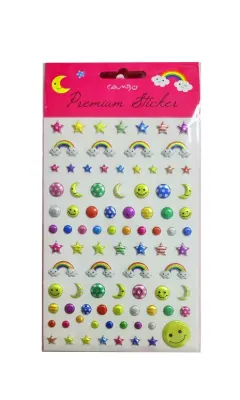 BU-BU PUF GÖKKUŞAĞI STICKER BUBU-CAS-01-010