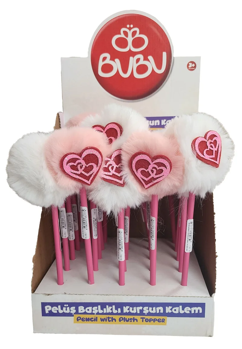 BU-BU KURŞUN KALEM PELÜŞ KAP BAŞLIKLI 25'Lİ BUBU-BKK003
