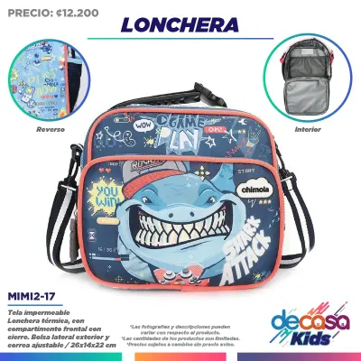 CHIMOLA SHARK BESLENME ÇANTASI (L183P) CHM-BS0010