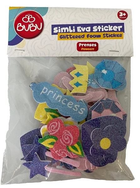 BU-BU SİMLİ EVA STICKER PRENSES 49'LU BUBU-ST0156