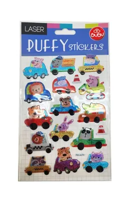 BU-BU DAMLA STICKERS ARABALAR 12,5X23,5 BUBU-PUF-6209