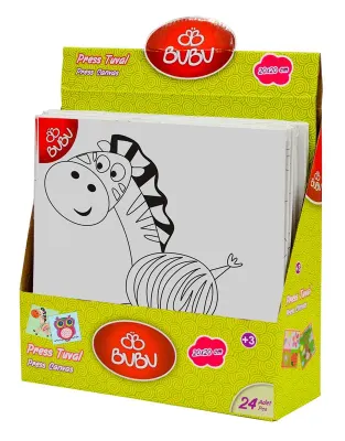 PASİF BU-BU TUVAL PRES 20X20 CM BUBU-TU0007