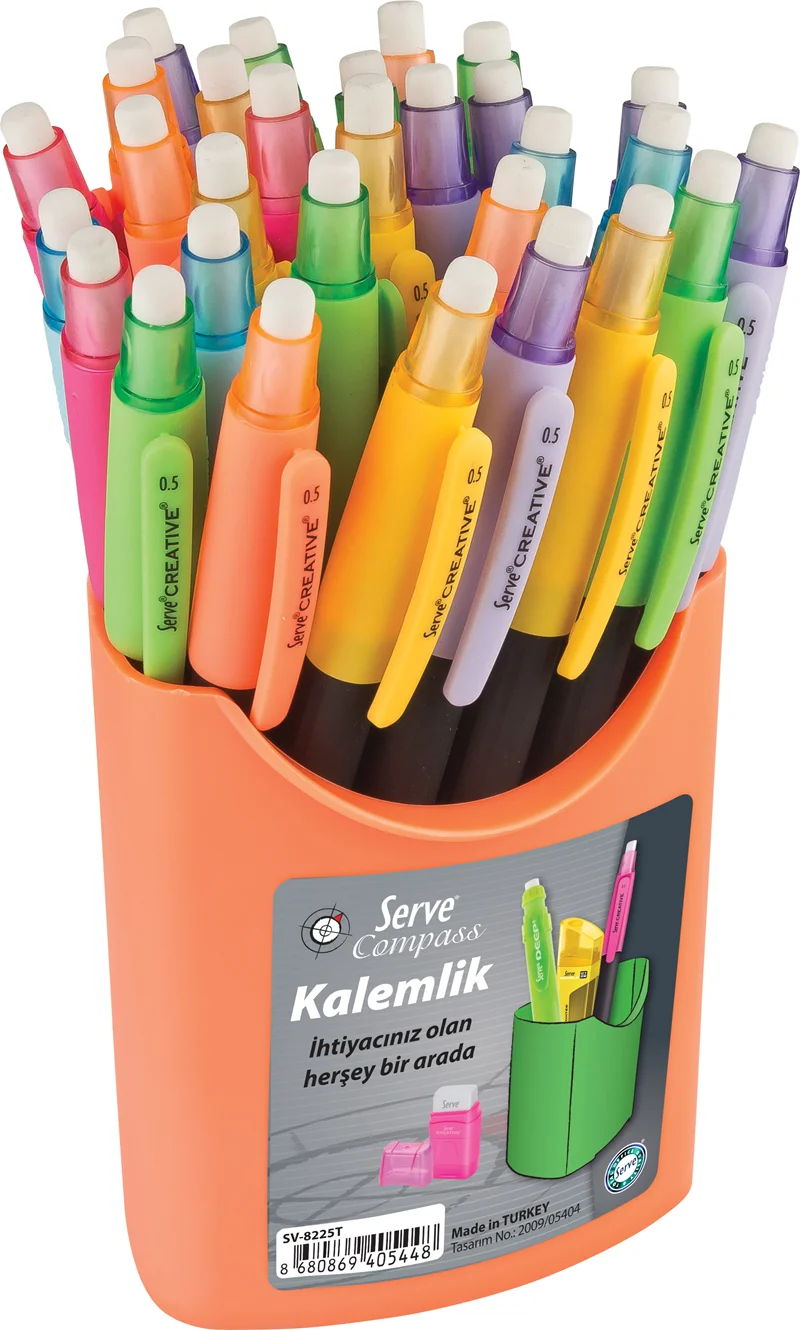 SERVE CREATIVE MEK KUR KLM 05MM KRM 30LU TRN SET SV-C05K30T
