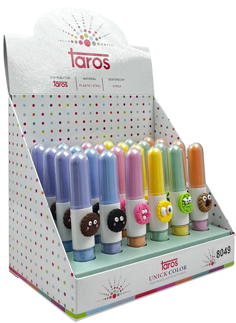 UNICK COLOR FOSFORLU KALEM BİSKÜİT ELİPS 8049