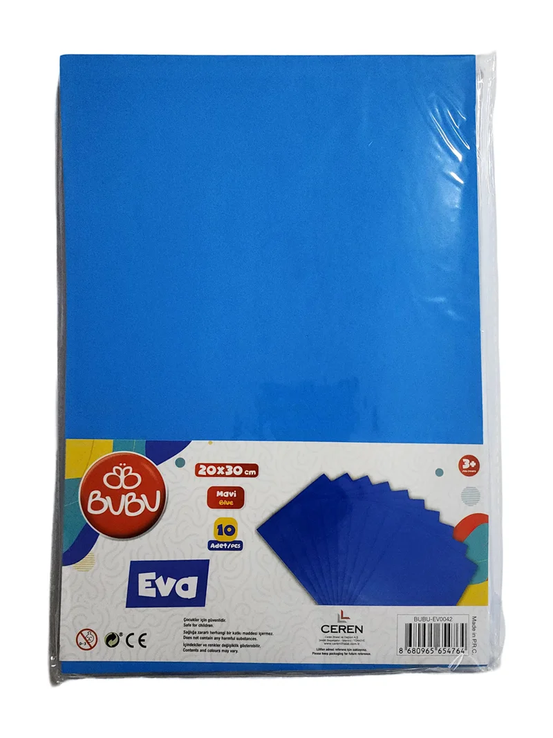 BU-BU A4 EVA 10'LU MAVİ BUBU-EV0042