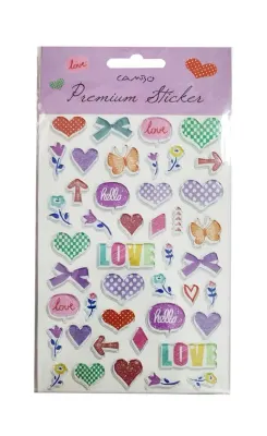 BU-BU DAMLA LOVE STICKER BUBU-CAS-01-046