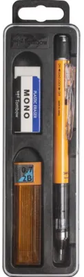 TOMBOW VERSATİL KALEM MONO GRAPH OKUL SETİ 0.7 NEON TURUNCU KUTULU T-SH-MG 56R7.K3